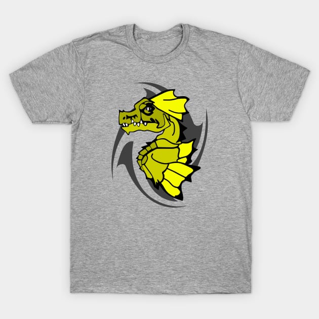 Yellow Dragon T-Shirt by CBV